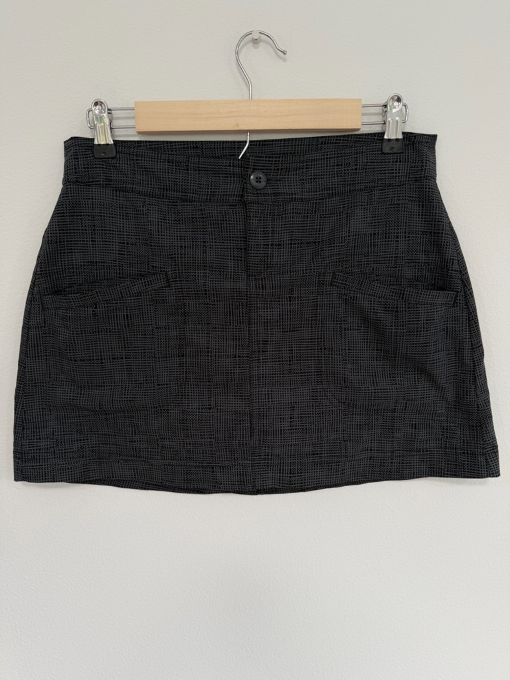 Prana Mini Skort in Black and Gray - Picture 3 of 8